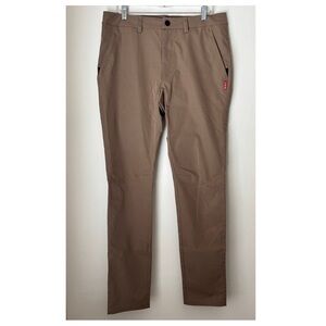 KETL Mtn Tomfoolery Travel Pants Men’s Large/34” Chino Khaki Active Outdoor Flaw